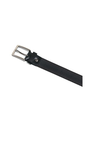 Black Erkek Gr-040-138 Grande Klasik Kemer Genişlik 4 Cm Siyah