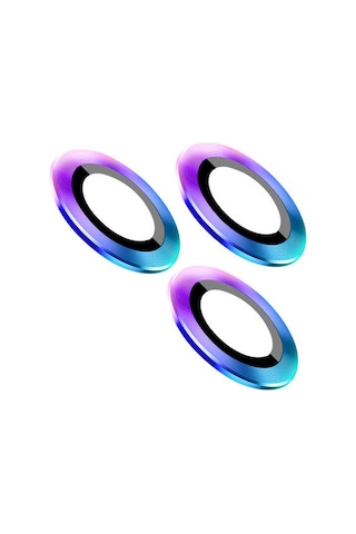 WIWU Apple Uyumlu iPhone 12 Pro Wiwu Lens Guard Wiwu Kamera Lens Koruyucu ZORE-218846 Colorful