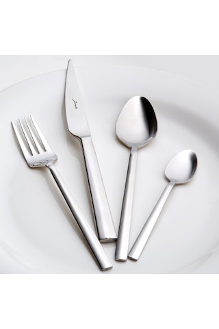 Jumbo 1900 Prizma 12 Kişilik 60 Parça Çatal Kaşık Bıçak Takımı Krom
