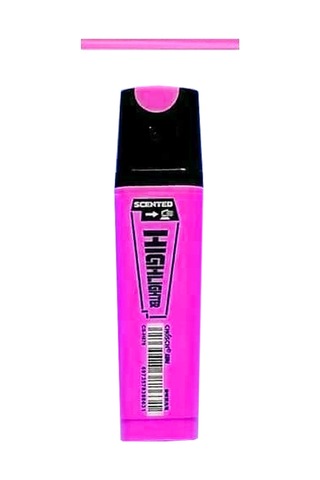 Canlı Renkli Fosforlu Kalem - Pembe Pembe