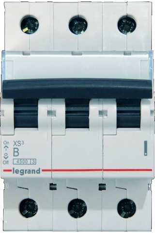 Legrand Xs³ Serisi Otomatik Sigorta 4.5Ka 63A 3Kutup B Tipi - 403223