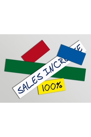 2 Metre Yazılabilir Şerit Mıknatıs Magnet Beyaz- 20 Mm Genişlik