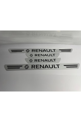Renault Grubu Uyumlu Kapı Eşiği Koruyucu Ön - Arka 4'lü Set
