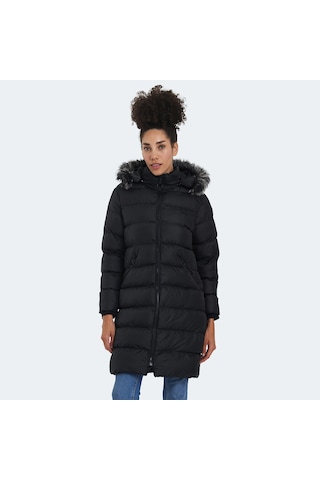 Slazenger GARLIC IN Kadın Mont &amp; Kaban Siyah