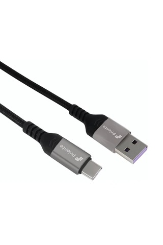 Priente Pd40ca 40w Örgülü Type-c To Usb-a Hızlı Data/şarj Kablosu 1.5 Metre Priente Türkiye li
