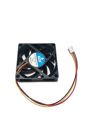 7cm 12v 3 Pinli Kasa Fanı 7cm X 7cm X 1.5cm 2 Pimli Dc 12volt Fan