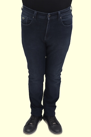 Denim Cartel Dmctekstil Erkek Lacivert 1006 Yüksek Bel Normal Kesim Boru Paça Jean Pantolon