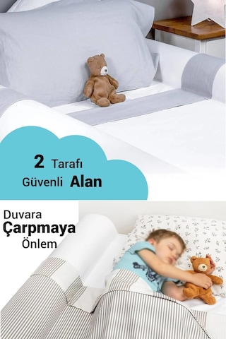 140 Cm Sünger Yatak Bariyeri, Çocuk Yatak Kenar Korkuluğu