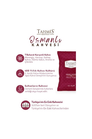 Tahmis Kahvesi Osmanlı Kahvesi 3 x 100 G
