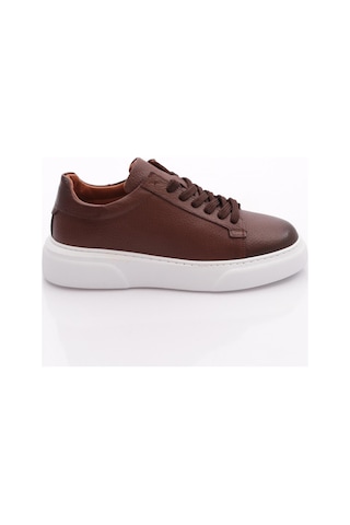 Dgn Leo Erkek Sneakers Ayakkabi Taba Floater Beyaz