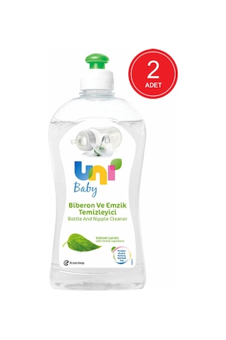 Uni Baby Parfümsüz Biberon ve Emzik Temizleyici 2 x 500 ML