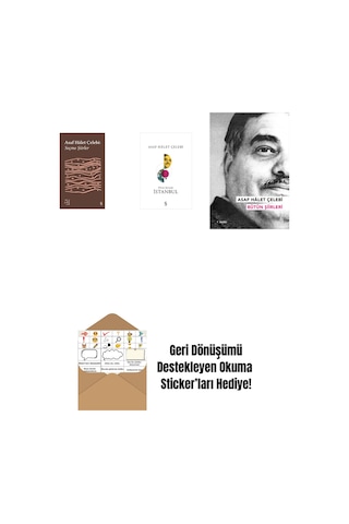 Everest Açıkhava 35 - Seçme Şiirler + Divan Şiirinde İstanbul + Asaf Hâlet Çelebi - Bütün Şiirleri + Okuma Sticker'ları