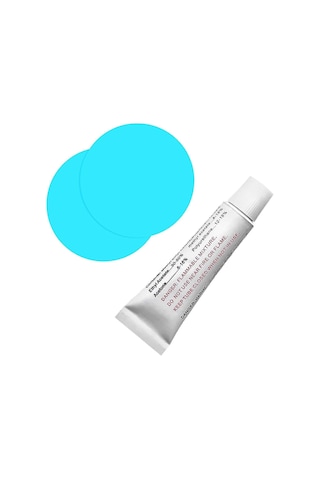 Ximistore9 Hava İle Dolu Yüzme Havuzu Tamir Seti: Mavi Tamir Plakaları 2 Adet Ve Yapıştırıcı - Gökyüzü Mavisi