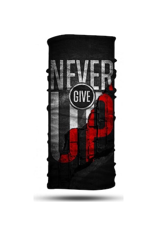 Dair Never Give Up Motosiklet Bandana Boyunluk Outdoor Balaklava
