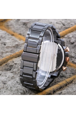 Siyah Rose Analog Erkek Kol Saati ST-304203