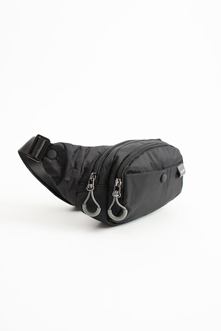 Sanmoris Sanmorris Unisex Paraşüt Kumaş Suya Dayanıklı 3 Bölmeli Body Bag 6036 Siyah