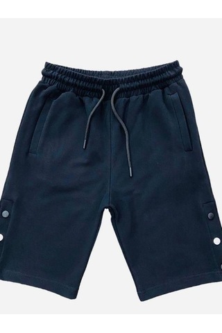 Çocuk Çıtçıtlı Şort-14547 Siyah