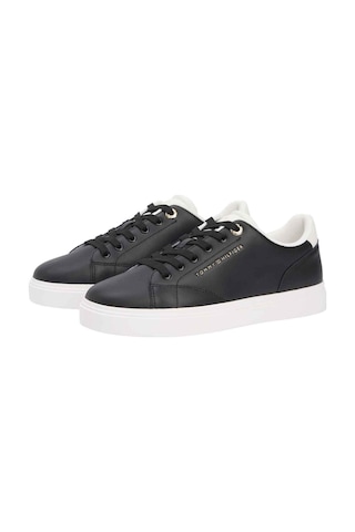 Tommy Hilfiger Kadın Marka Logolu Günlük Kullanıma Uygun Siyah Sneaker Fw0fw09105 0gj-13135 Siyah