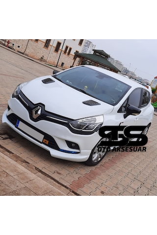 Renault Clio 4 Uyumlu Piano Black Kaput Üstü Havalandırma Izgarası