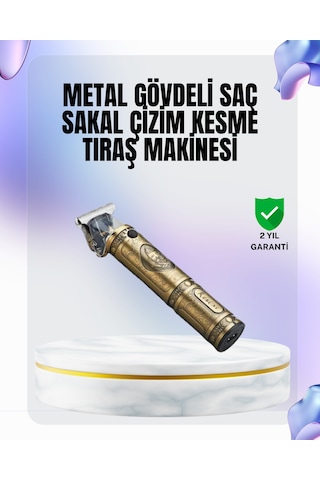 4 Kılavuz Taraklı Profesyonel Saç Ve Sakal Kesme Makinesi 1 - 2 Saat