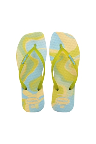 Havaianas Square Jelly Krema Rengi Kadın Parmak Arası Terlik-14153 Krem