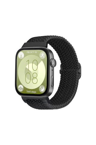 Huawei Watch Fit 4 / Fit 3 Uyumlu Star Silikon Kordon Dayanıklı Spor Saat Kayışı