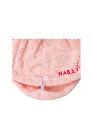 Nabaiji Mikrofiber Saç Havlusu - Açık Pembe Neon Açık Yavruağzı/neon Mercan