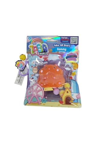 Taba World Hammy Renk Değiştiren Squishy Oyuncak Seri 1 Pom Pomlu Ve Anahtarlıklı Hayvanlar