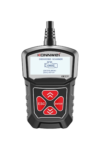 Hangfox Kw309 Otomobil Test Cihazı - Plastik Vücut, Çok Dilleri Desteği, 0-60 C Çalışma Sıcaklığı, Siyah