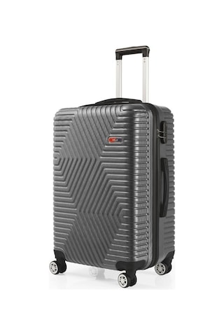 G&d Polo Suitcase Abs Koyu Gri Orta Boy Valiz 600.02-o Koyu Gri