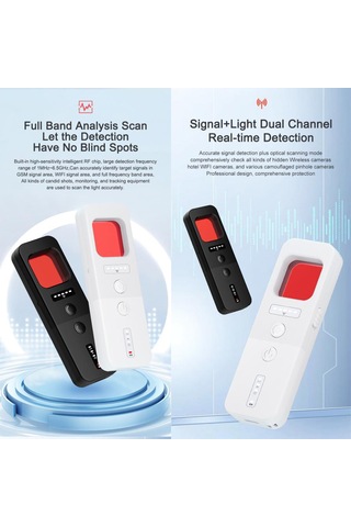 Maiyame Dedektörleri Böcek Dedektörü 5 Seviye Ayarlanabilir Hassasiyet Taşınabil Ev Kamerası