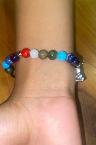 Çin Takvimi Burçları Çharm 7 Çakra Doğal Taş Bileklik Hand Made El İşi Feng Shui Ejderha Yılı Koruyucu Hayvan Snake Yılan Objeli Çok Renkli