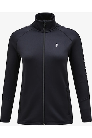 Peak Performance W Rider Zip Kadın Siyah Softshell Mont G79433020-14750 Siyah