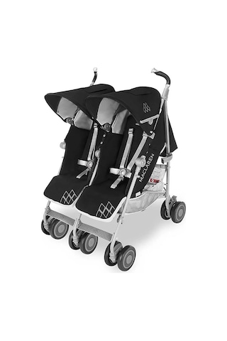 Maclaren Twin Techno İkiz Bebek Arabası Black