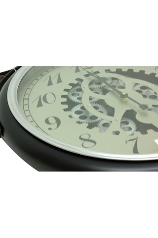 Kenpazar Saat Çarklı Askılı Duvar Saati Dekoratif Ev Ofis Hediyelik çok Renkli