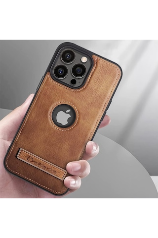 Apple Uyumlu iPhone Bellance 14 Pro Max Telefon Kılıfı Yüksek Kaliteli 0670br 14pro Kahverengi