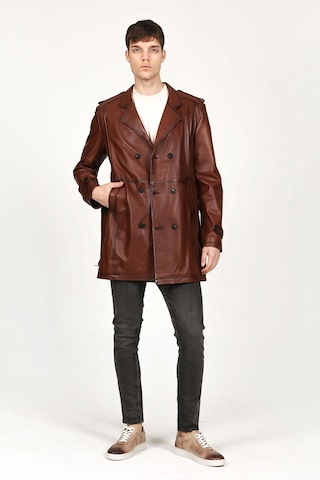 Dericlub E1089 Gerçek Deri Erkek Mont Fındık