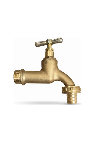 1/2 İnç Sarı Pirinç Musluk Bahçe Ve Dış Mekan İçin Hortum Rekorlu