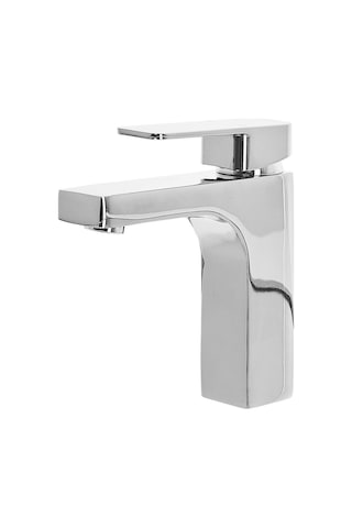 Irupu Lavabo Bataryası, Tek Kulplu Klasik Tasarım, Su Tasarruflu, Pirinç Gövde Gümüş