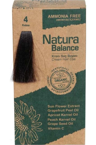 Natura Balance Saç Boyası 4 Kahve Natura Balance Saç Boyası 4 Kahve