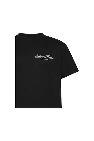 Calvin Klein Erkek Ck Yazı Detay Kısa Kol Bisiklet Yaka Siyah T-shirt Lv04rf822g-ub1-13078 Siyah