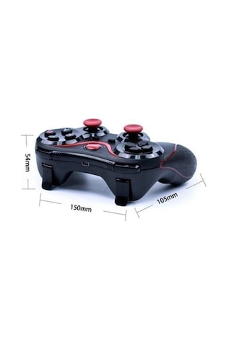 Gamepad Bluetooth Bağlantılı Siyah Kablosuz Joystick Pc Uyumlu Telefon Tutuculu - Elektronik