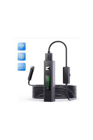 Dahili Wifi Tamirci Kamerası Sert Kablo 10mt Hd Tüm Telefonlara Uyumlu-118315