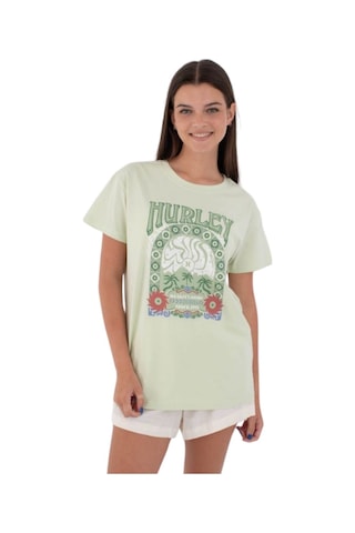 Hurley Hurley Organic Mikonos Kadın Tişört 6603 Çok Renkli