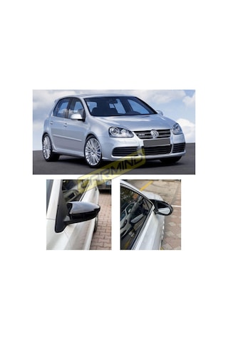 Vw Golf 5 Batman Yarasa Ayna Kapağı Piano Black 2003-2009