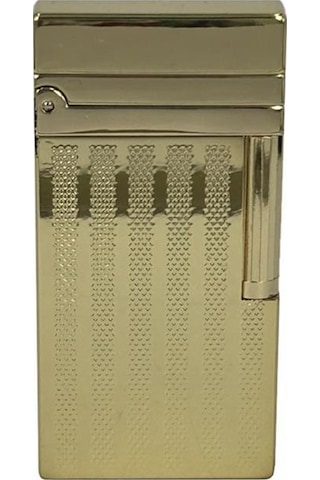 Dupont Tarz Yandan Çarklı Metal Çakmak Altın Metal