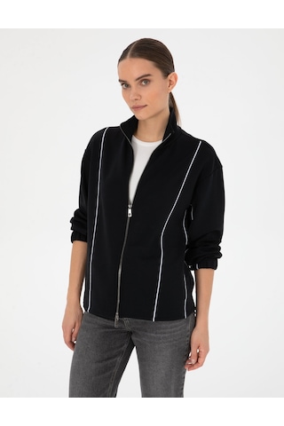 Pierre Cardin Kadın Siyah Hırka Örme 50309108-vr046 Siyah