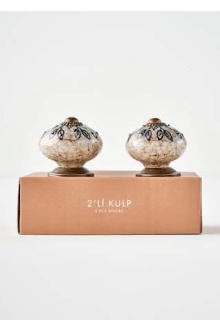 Gia Kulp 4'lü Krem 6,5x4x4 Cm Krem