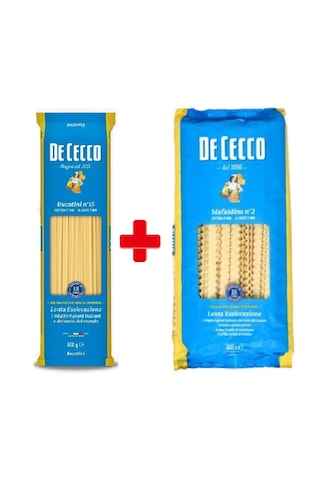 De Cecco Mafaldine + De Cecco Bucatini