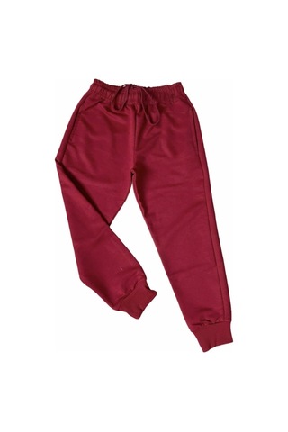 Nacar Store Unisex Çocuk Bordo Lacivert Eşofman Altı 2"lipaket Bordo-laci